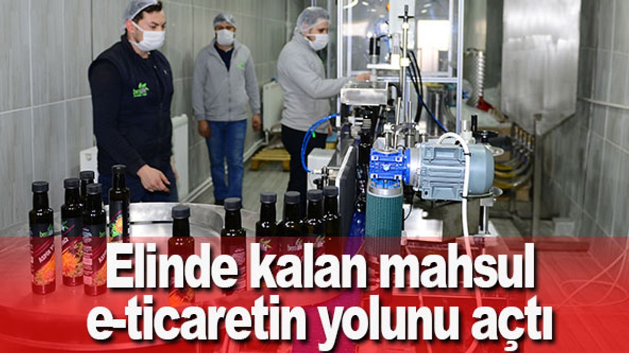 Elinde kalan mahsul, e-ticaretin yolunu açtı