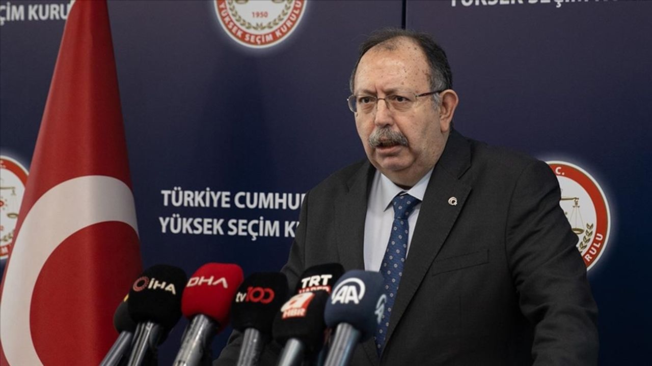 Yüksek Seçim Kurulu Başkanı Ahmet Yener  yurtdışında ki seçmenlerle ilgili açıklama yaptı