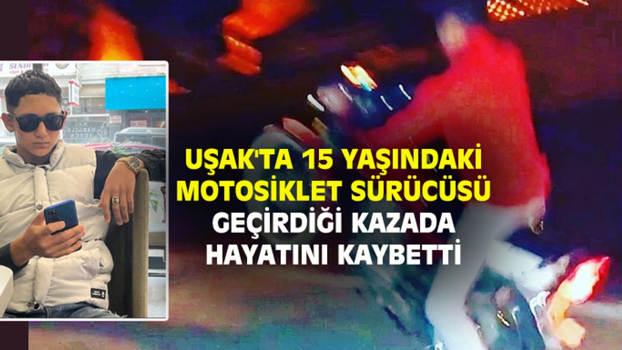 Sivaslı'da motosiklet kazası geçiren genç hayatını kaybetti