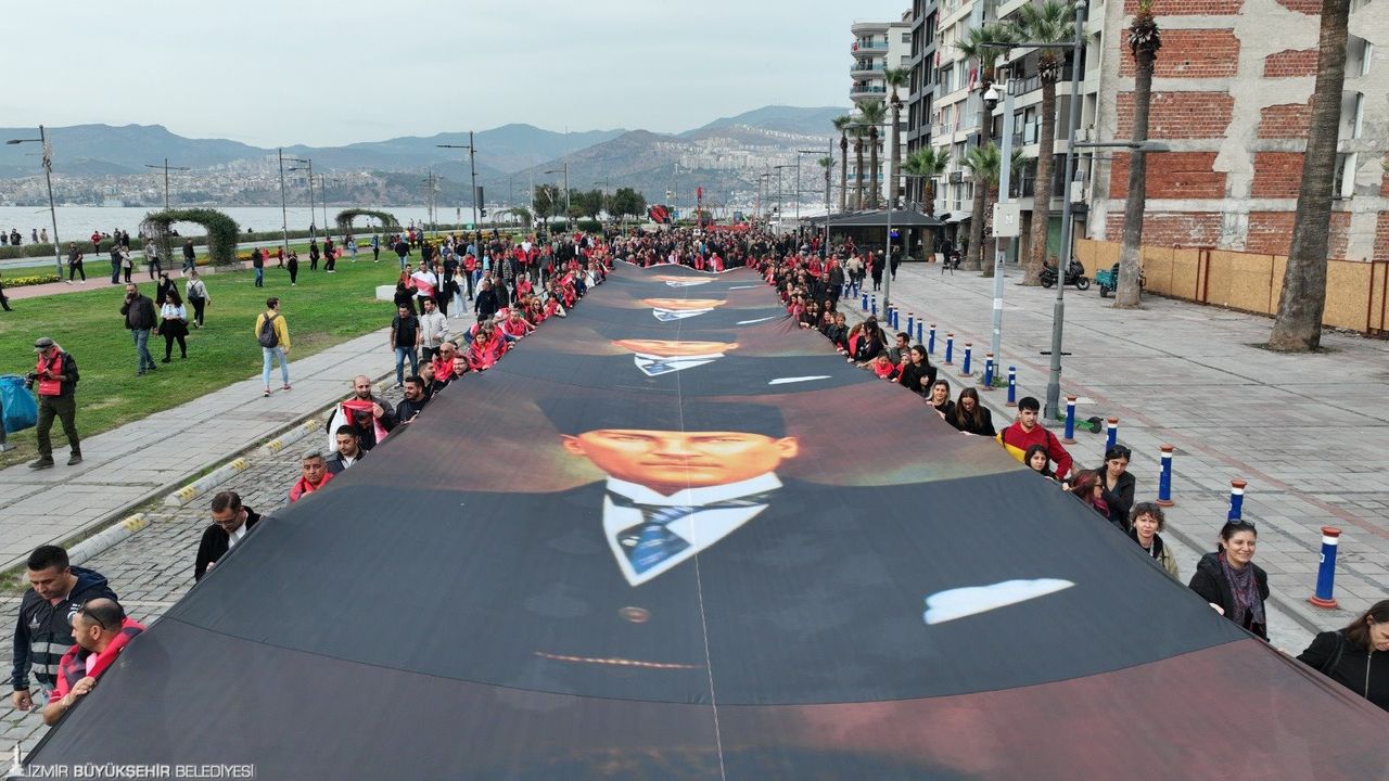 "Ata'ya Saygı Yürüyüşü" yapıldı