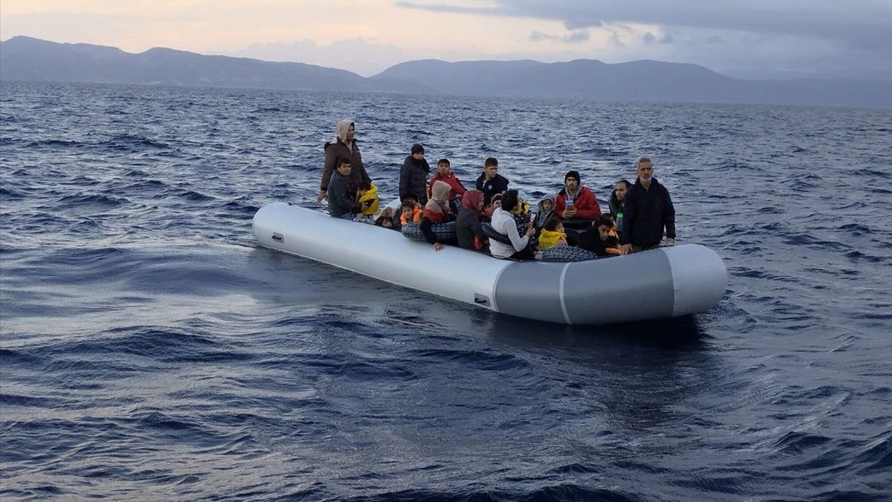 40 göçmen kurtarıldı