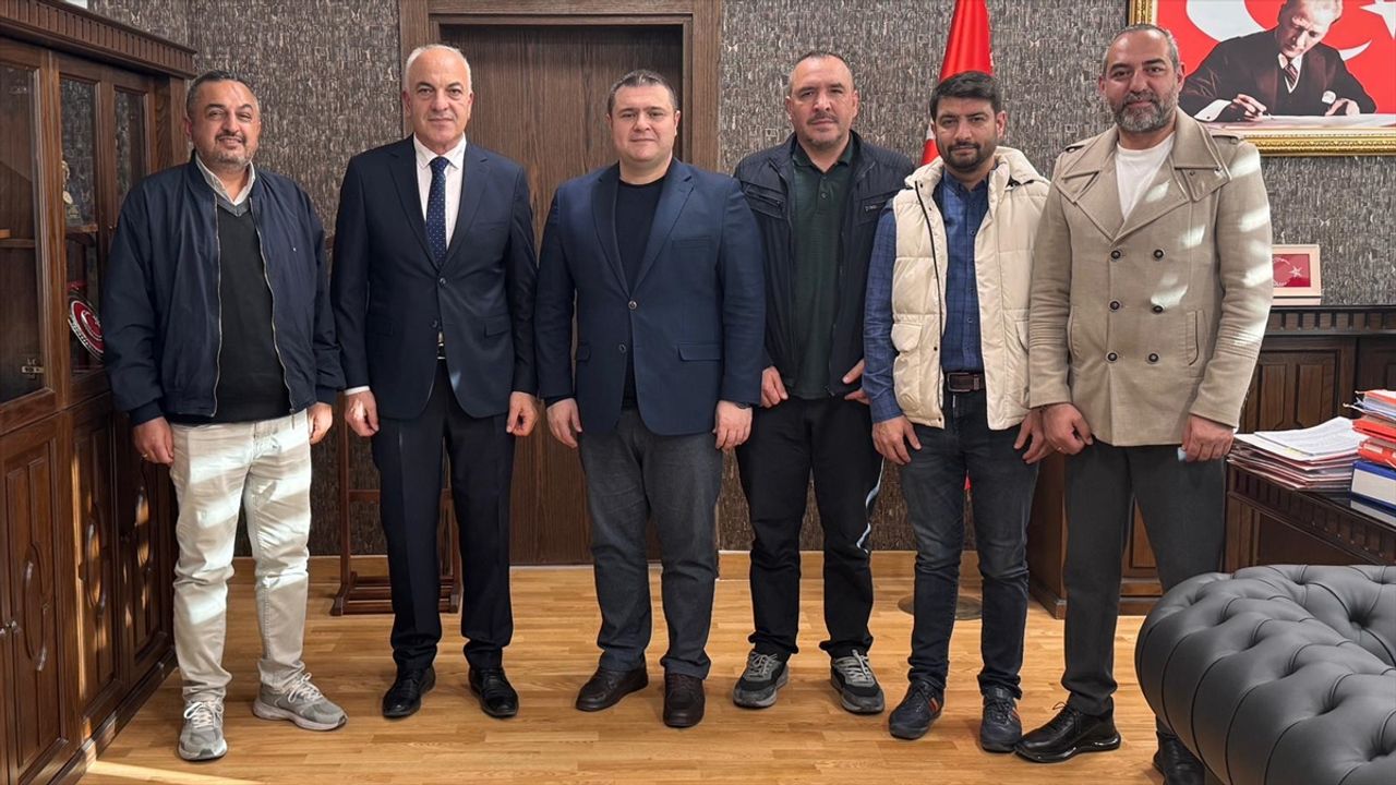 Kütahya Gazeteciler Birliği Cumhuriyet Başsavcısı Uzun ve Adalet Komisyonu Başkanı Malkoç'u ziyaret etti