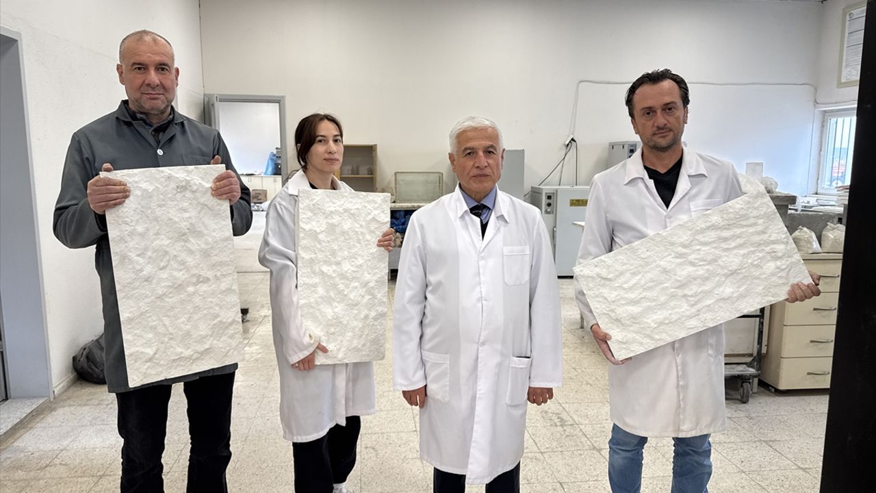 Mermer tozundan dış cephe kaplamasında kullanılacak malzeme geliştirildi