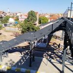 Uşak Tren Garı ve Ofis Sokak arasındaki bağlantıyı sağlayan yaya üst geçidi kullanıma açıldı