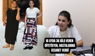 Fazla kilolardan kurtulmak için diyetisyen oldu ve 16 ayda 36 kilo verdi