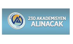 Avrasya Üniversitesi 230 öğretim üyesi alacak Ana Sayfa