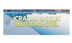 Antalya'da icradan satılık 160 odalı otel