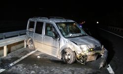 Uşak'taki trafik kazasında 1 kişi yaralandı