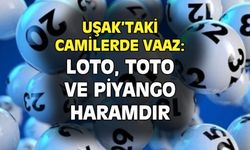 Uşak'taki camilerde loto ve toto gibi şans oyunlarının haram olduğu vurgulandı