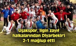 Uşakspor, ligin zayıf halkalarından Diyarbekir'i 2-1 mağlup etti