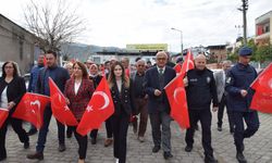 Aydın'da "şehitlere saygı yürüyüşü" düzenlendi