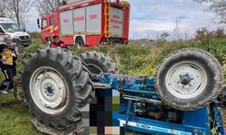 Denizli'de  traktörün altında kalan kişi öldü