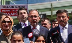 Gençlik ve Spor Bakanı İzmir'de karşılama töreninde konuştu