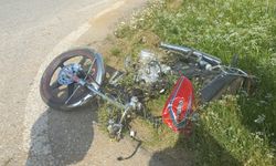 İzmir'de motosikletle kaza yapan 2 çocuk yaralandı