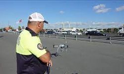 Söke'de Trafik Ekipleri Drone ile Denetim Yaptı