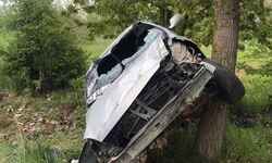 Simav’da Devrilen Otomobilin Sürücüsü Yaralandı