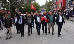 Cumhur İttifakı'na üye partilerin temsilcilerinden destek yürüyüşü