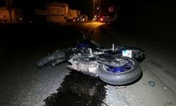 Afyonkarahisar'da hafif ticari araçla  motosiklet çarpıştı; 1 yaralı