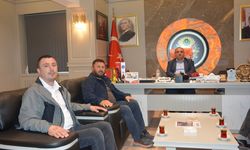 İscehisar Belediye Başkanı Ahmet Şahin'e ziyaret