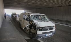 Uşak'ta zincirleme trafik kazası; 6 yaralı