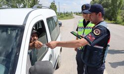 Hocalar'da jandarma ve polisten ortak denetim