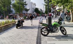 Uşak İsmetpaşa Caddesi’nde motosiklet terörü