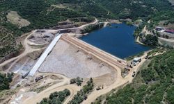 Tire'deki Develi Barajı 1420 dekar araziye su verecek