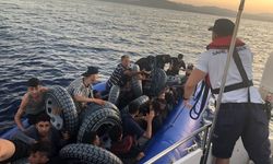 59 düzensiz göçmen kurtarıldı, 89'u yakalandı