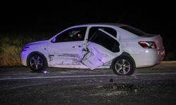 Uşak'ta trafik kazası, 2 yaralı