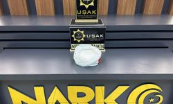 Uşak'ta  1 kilogram uyuşturucu bulundu