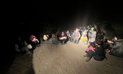 54 düzensiz göçmen kurtarıldı, 39 düzensiz göçmen yakalandı