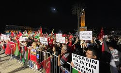 İzmir'den Filistin'e destek mitingi