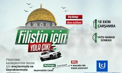 Uşak'ta Filistinli Müslüman kardeşlerimiz için yola çıkıyorlar!