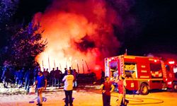 Uşak Paçacıoğlu Köyünde Yangın Çıktı