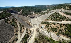 Bergama'daki Kırcalar Barajı'ndaki çalışmalar sürüyor