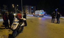 Motosikletlerin çarpışması sonucu 2 kişi yaralandı