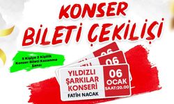 Uşak AKM'de "Yıldızlı Şarkılar" Konseri için Çekiliş