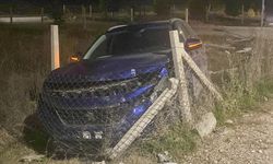 Uşak'ta iki otomobil çarpıştı; 4 yaralı