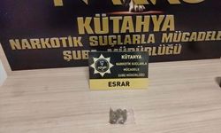 Kütahya'da uyuşturucu operasyonunda 2 şüpheli yakalandı
