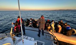 İzmir^de 46 düzensiz göçmen yakalandı