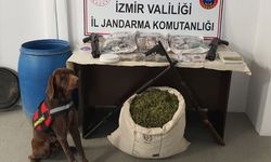 İzmir'de 11,5 kilogram esrar ele geçirildi
