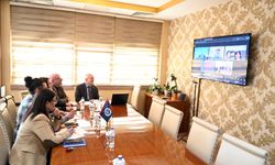 Uşak Üniversitesi ve Özbekistan Üniversiteleri Toplantı yaptı