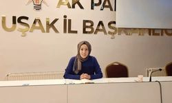 AK Parti Uşak Kadın Kolları Başkanı Sabancı basın toplantısı düzenledi