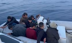 Bodrum'da 20 göçmen kurtarıldı, 9 göçmen yakalandı