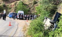 Aydın'da devrilen otomobildeki 1 kişi öldü, 1 kişi yaralandı