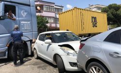 3 aracın karıştığı zincirleme trafik kazasında 1 kişi yaralandı