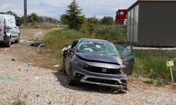 Uşak Banaz'da takla atan otomobildeki Yunanistan uyruklu 1 kişi öldü