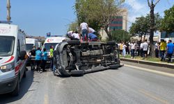 Aydın'da devrilen ambulanstaki hasta hayatını kaybetti