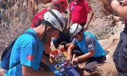 Kelebekler Vadisi'nde fotoğraf çekerken düşen kişi kurtarıldı