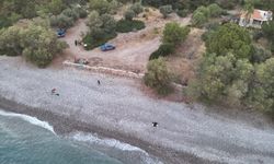 Datça'da jandarma ekipleri dron destekli denetim yaptı